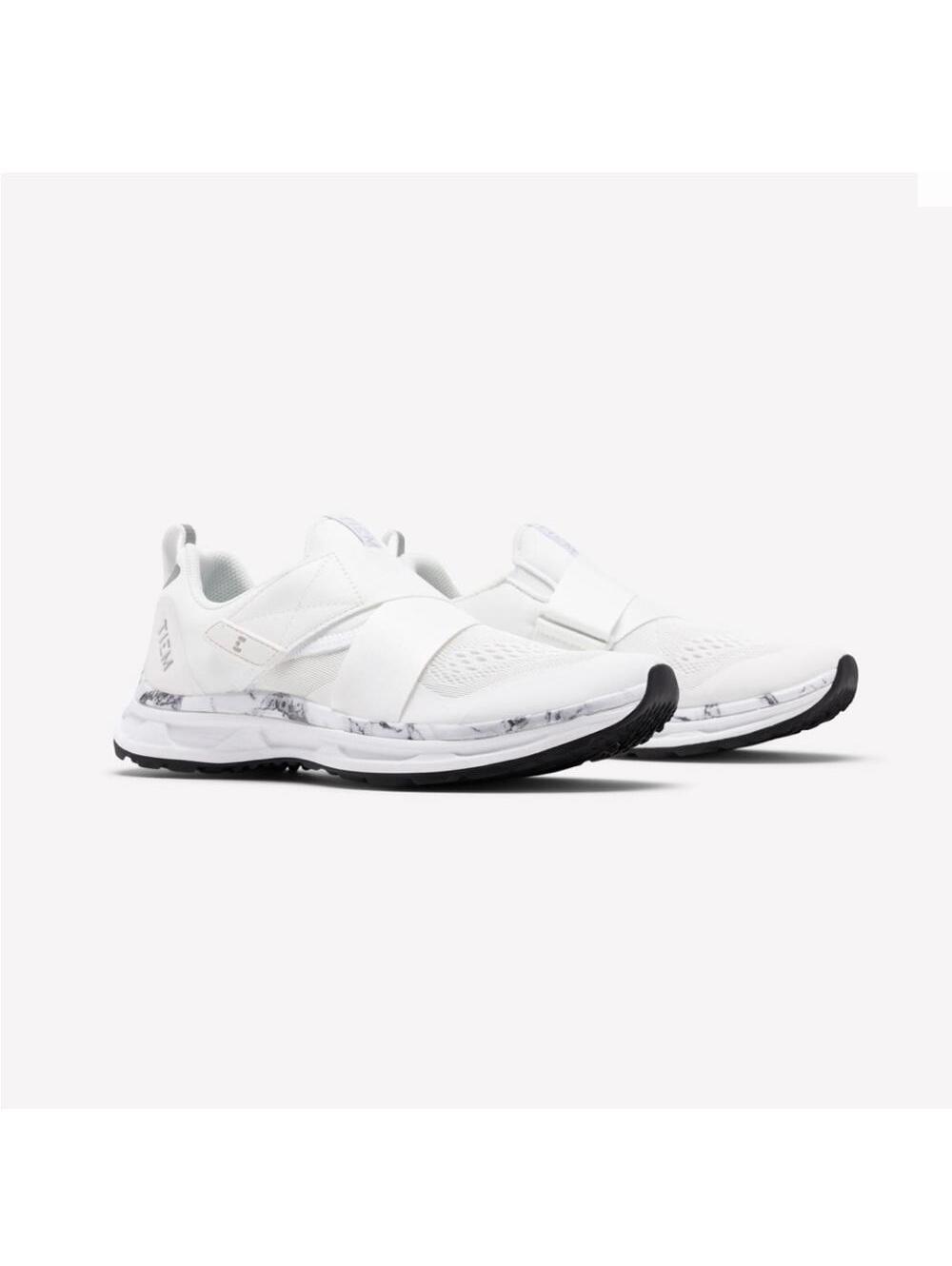 Like New TIEM Slipstream Cycling Shoes White Marble Size 9.5 Cleats Included